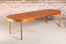 Load image into Gallery viewer, Swedish Mid Century teak dining table by Nils Jonsson for Troeds.
