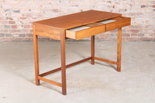 Load image into Gallery viewer, Mid Century teak desk / console table.
