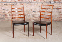 Load image into Gallery viewer, Set of 6 rosewood dining chairs by Niels O. Møller for J.L. Møller.
