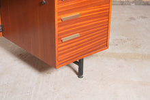 Load image into Gallery viewer, British Mid Century Teak Executive Writing Desk, circa 1960s.
