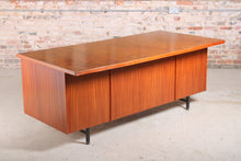 Load image into Gallery viewer, British Mid Century Teak Executive Writing Desk, circa 1960s.
