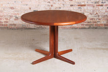 Load image into Gallery viewer, Danish Mid Century teak extending round dining table by Edvard Valentinsen, circa 1960s
