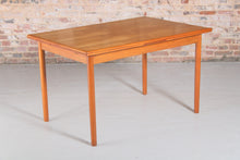 Load image into Gallery viewer, Danish Mid Century extending teak dining table by AM Mobler, circa 1960s.
