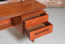 Load image into Gallery viewer, Mid Century G-plan Fresco teak dressing table with original stool, circa 1960s.
