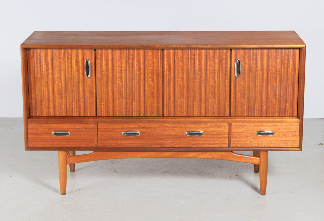 Mid Century G-plan sideboard in tola designed by Victor Wilkins, circa 1960s.