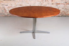 Load image into Gallery viewer, Danish Mid Century round rosewood boardroom / dining table
