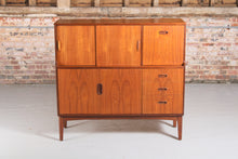 Load image into Gallery viewer, Mid Century teak highboard by Remploy

