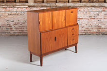 Load image into Gallery viewer, Mid Century teak highboard by Remploy
