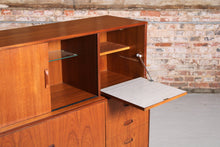 Load image into Gallery viewer, Mid Century teak highboard by Remploy

