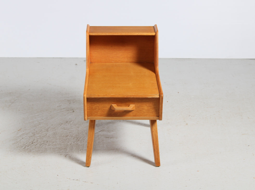 Mid Century G-plan Brandon oak telephone table.