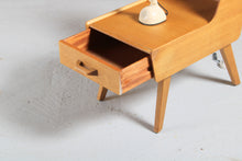 Load image into Gallery viewer, Mid Century G-plan Brandon oak telephone table.
