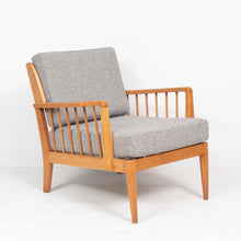 Load image into Gallery viewer, A Mid Century beech armchair by George Stone.
