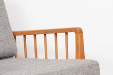 Load image into Gallery viewer, A Mid Century beech armchair by George Stone.
