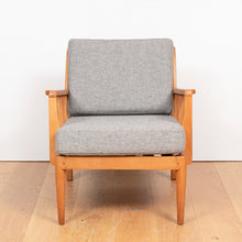 Load image into Gallery viewer, A Mid Century beech armchair by George Stone.
