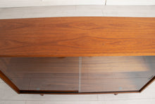 Load image into Gallery viewer, Midcentury Teak Bookcase with Sliding Glass Doors by Avalon c.1960
