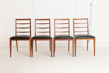 Load image into Gallery viewer, A British Mid Century teak extending dining table and four chairs designed by McIntosh, Scotland circa 1960s.
