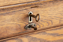 Load image into Gallery viewer, Early 20th Century Arts &amp; Crafts Oak Student Bureau
