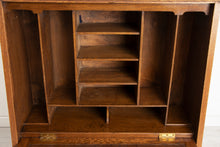 Load image into Gallery viewer, Early 20th Century Arts &amp; Crafts Oak Student Bureau
