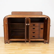 Load image into Gallery viewer, English Art Deco Solid Oak Drinks Cabinet by E Gomme c.1930
