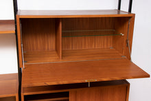 Load image into Gallery viewer, Large Midcentury Teak Room Divider/Bookshelf by Uniflex England c.1960
