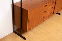 Load image into Gallery viewer, Large Midcentury Teak Room Divider/Bookshelf by Uniflex England c.1960
