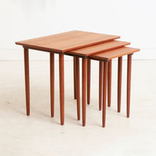 Load image into Gallery viewer, Midcentury Danish Nest of Tables by Bramin c.1960
