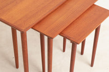 Load image into Gallery viewer, Midcentury Danish Nest of Tables by Bramin c.1960
