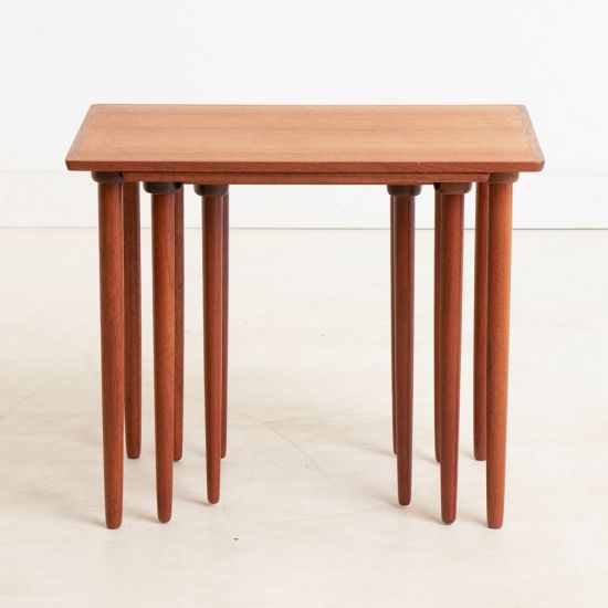 Midcentury Danish Nest of Tables by Bramin c.1960