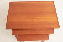 Load image into Gallery viewer, Midcentury Danish Nest of Tables by Bramin c.1960
