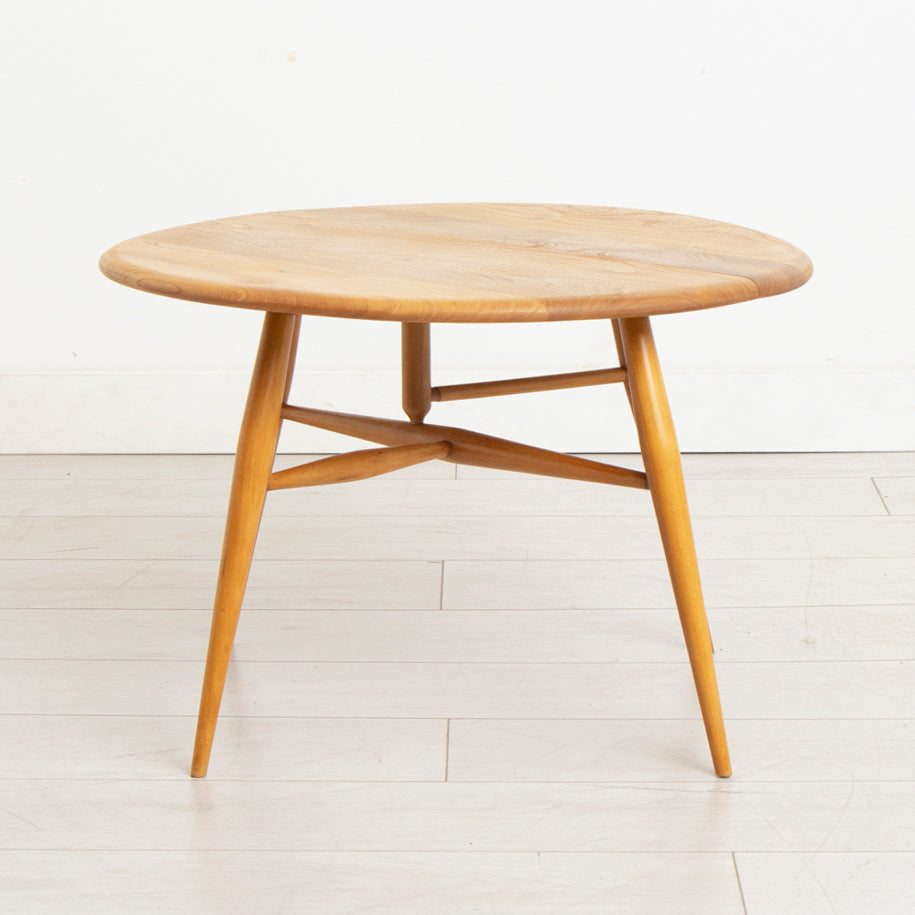Midcentury Ercol Elm and Beech Drop Leaf Table c.1960