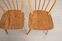 Load image into Gallery viewer, Pair of Midcentury Ercol Model 400 Elm &amp; Beech Chairs c.1970
