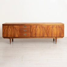 Load image into Gallery viewer, Midcentury Greaves &amp; Thomas Teak and Flamed Mahogany Sideboard c.1960
