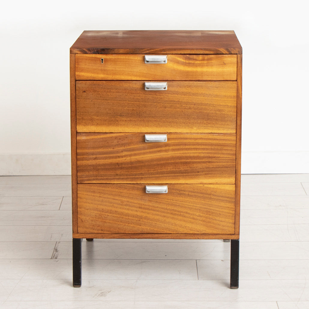 Midcentury Solid Walnut Chest of Drawers