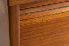 Load image into Gallery viewer, Midcentury Teak Filing Cabinet with Tambour Doors c.1960
